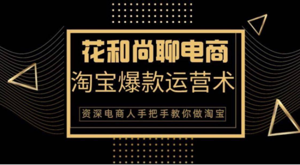 花和尚·天猫淘宝爆款运营实操技术，手把手教你月销万件的爆款打造技巧-小齐资源库