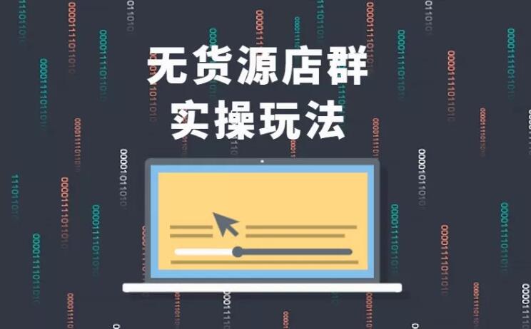 无货源店群实操玩法，蓝海选品的独特思路，店群软件操作方法（45节视频课）-小齐资源库