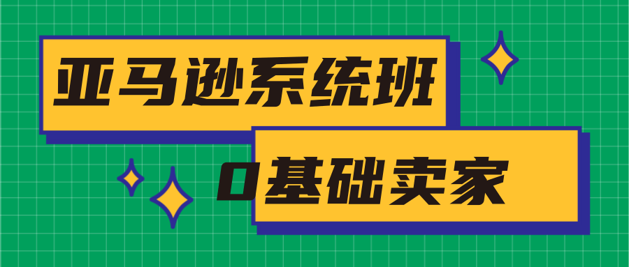 亚马逊系统班，专为0基础卖家量身打造，亚马逊运营流程与架构-小齐资源库