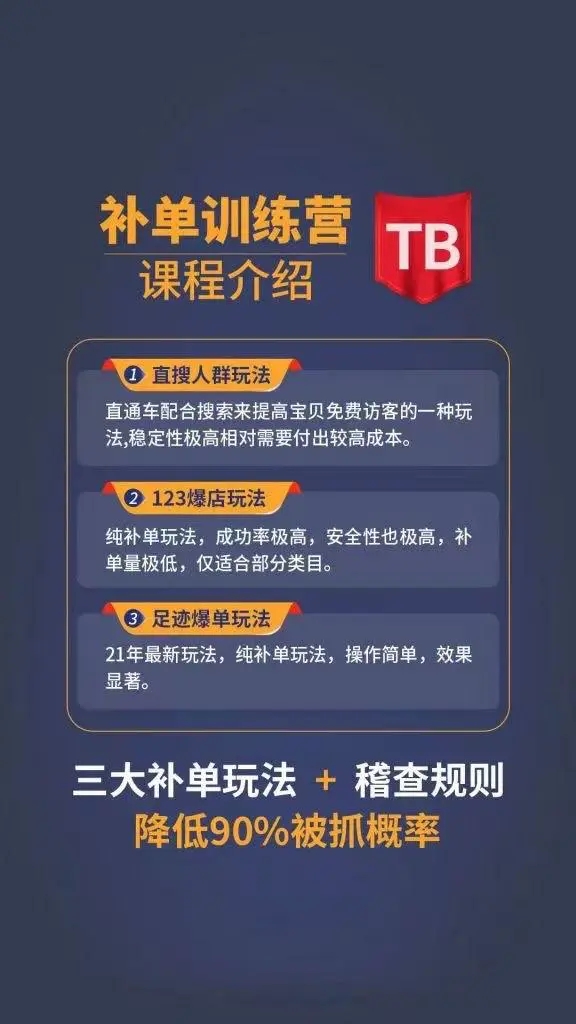 数据蛇淘宝2021最新三大补单玩法+稽查规则，降低90%被抓概率-小齐资源库