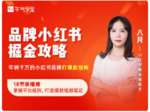 品牌小红书掘金攻略，年销千万的小红书品牌打爆款指南-小齐资源库
