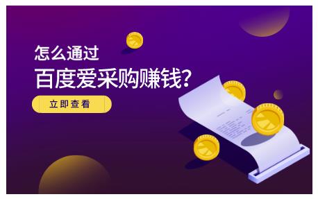 大王·怎么通过百度爱采购赚钱，已经通过百度爱采购完成200多万的销量-小齐资源库
