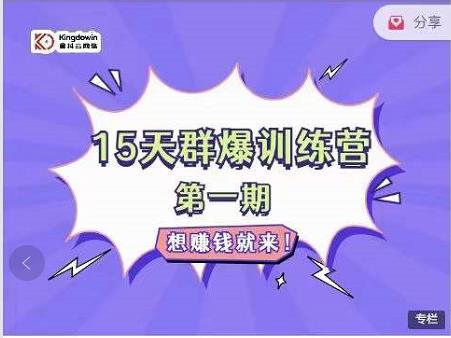 金抖云Peter《15天群爆训练营》，破解抖音玄学，群爆心法，起号方式-小齐资源库