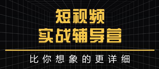 达人队长:短视频实战辅导营，比你想象的更详细-小齐资源库