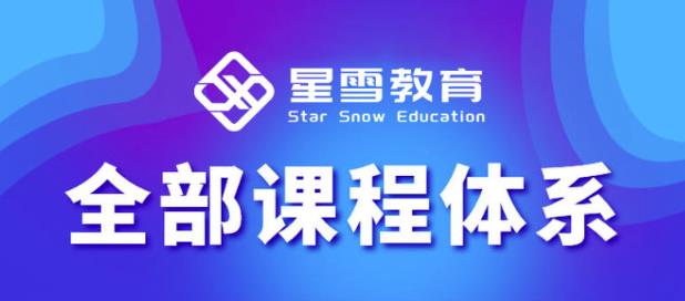 星雪教育淘系高级班，更全的运营提升方案，零基础由浅入深，店铺最新玩法-小齐资源库