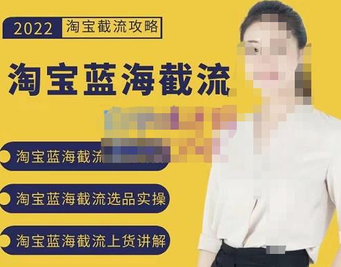 2022淘宝蓝海截流攻略，淘宝蓝海截流选品上货实操讲解-小齐资源库