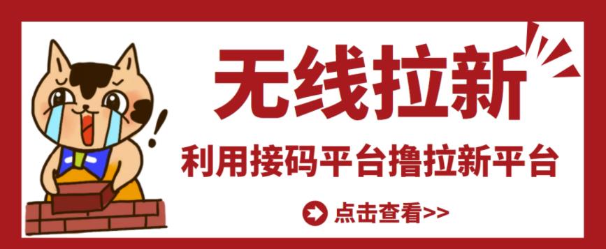 最新接码无限拉新项目，利用接码平台赚拉新平台差价，轻松日赚500+-小齐资源库