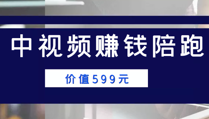中视频赚钱陪跑，卖中视频账户赚钱收益陪跑项目（价值599元）-小齐资源库