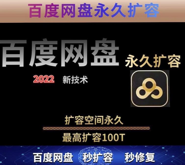 百度网盘无限扩容技术，外面卖399的，无论自己用还是用做引流都可以-小齐资源库