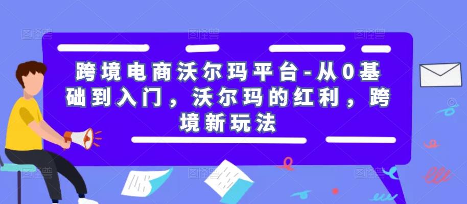 跨境电商沃尔玛平台-从0基础到入门，沃尔玛的红利，跨境新玩法-小齐资源库