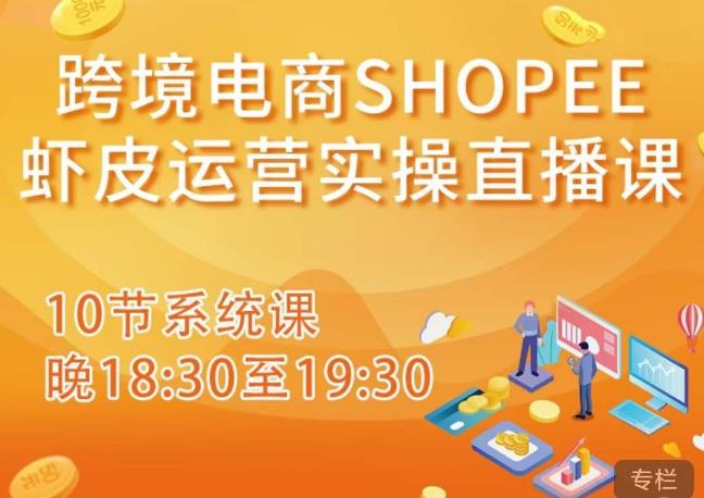 跨境电商Shopee虾皮运营实操直播课，从零开始学，入门到精通（10节系统课）-小齐资源库