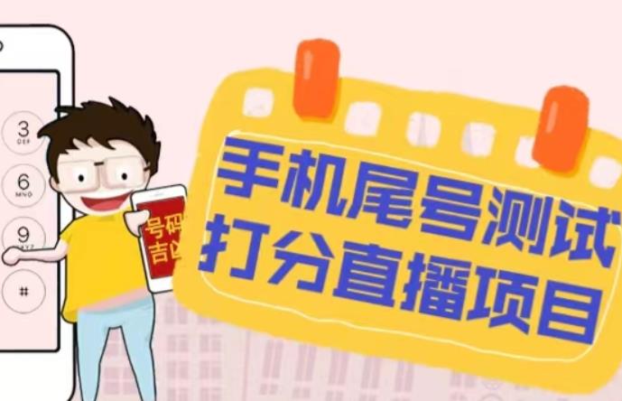最新抖音爆火的手机尾号测试打分无人直播项目，轻松日赚几百+【打分脚本+详细教程】-小齐资源库