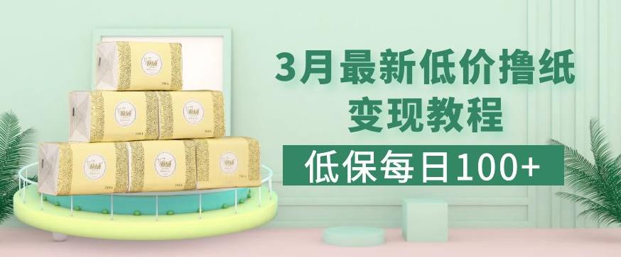 低保(每日100+)3月最新拼多多果冻宝盒低价撸纸变现+销售详细教程-小齐资源库