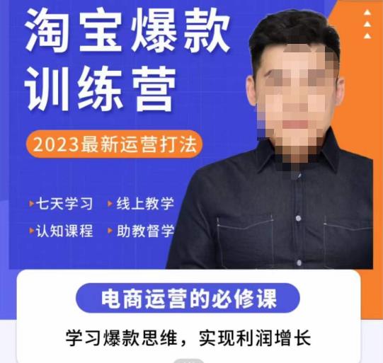 爱上黄昏·淘宝爆款训练营，2023最新运营打法，学习爆款思维，实现利润增长-小齐资源库
