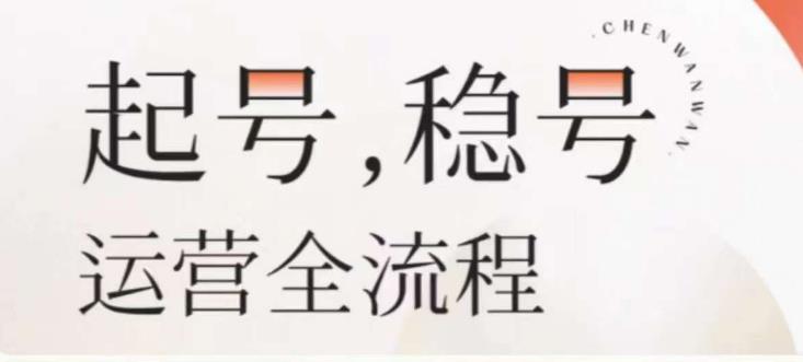 婉婉-起号稳号运营全流程，解决从小白到进阶所有运营知识，帮助解决账号所有运营难题-小齐资源库