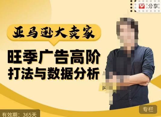 阿甘·亚马逊大卖家广告高阶打法与数据分析，走出传统广告误区；揭秘大卖惯用打法；数据驱动广告决策-小齐资源库