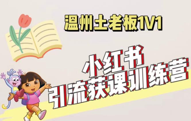 小红书1对1引流获客训练营：账号、内容、引流、成交（价值3999元）-小齐资源库