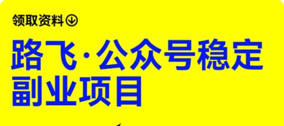 路飞·公众号稳定副业项目，你只要无脑去推广，粉丝和收入，自然就来了-小齐资源库