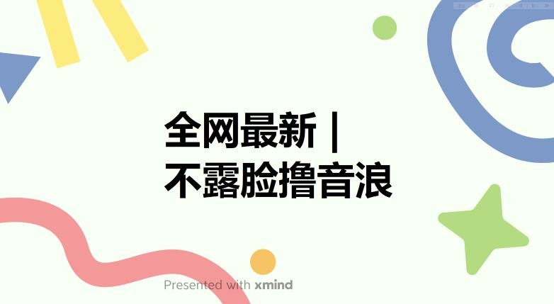 全网最新不露脸撸音浪，跑通自动化成交闭环，实现出单+收徒收益最大化【揭秘】-小齐资源库
