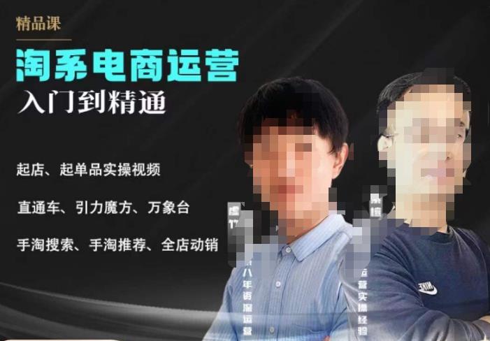 2023手淘搜索实操课+体系化课程，​起店起单品实操视频课程-小齐资源库