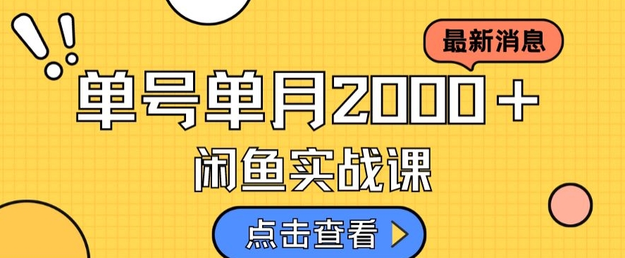 最新闲鱼日入500＋，虚拟资料变现喂饭级讲解-小齐资源库