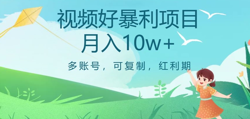 视频号暴利项目，多账号，可复制，红利期，月入10w+【揭秘】-小齐资源库
