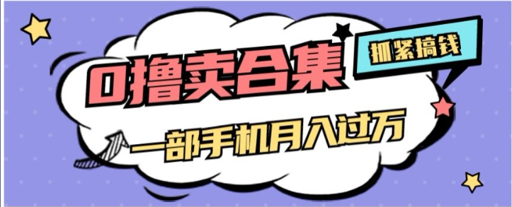 0撸项目月入过万，售卖全套ai工具合集，一单29.9元，一部手机即可【揭秘】-小齐资源库
