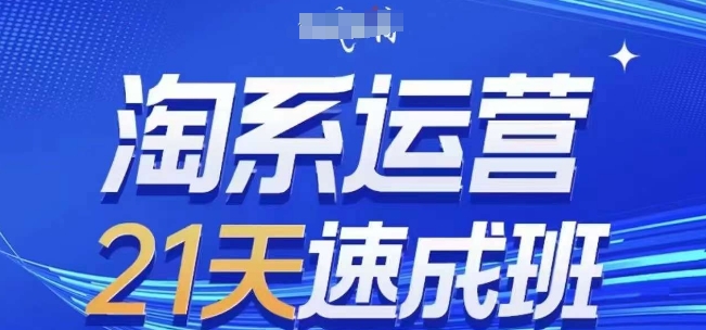 淘系运营21天速成班(更新25年2月)，0基础轻松搞定淘系运营，不做假把式-小齐资源库
