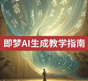 2025即梦ai生成视频教程,一学就会国内免费文字生成视频图片生成视频-小齐资源库
