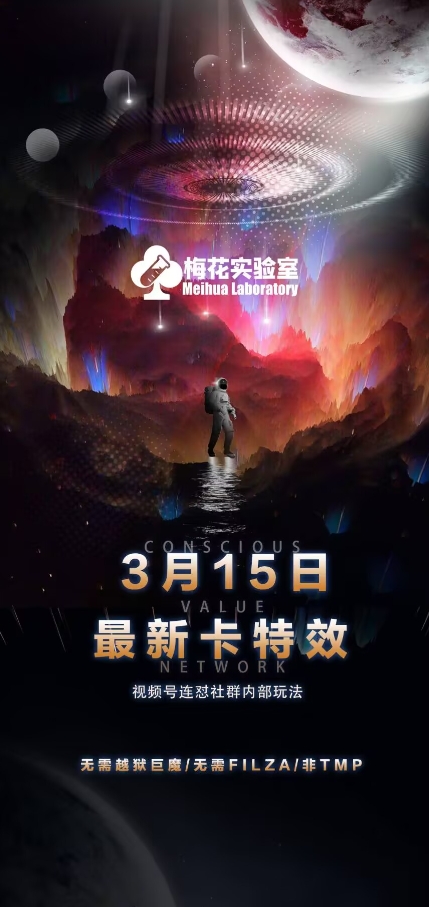 梅花实验室视频号连怼玩法-3月15日最新卡特效技术(无需越狱、巨魔、tmp)-小齐资源库
