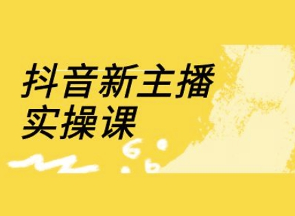 抖音新主播实操课，直播间流量运营线上实操课(18节)-小齐资源库