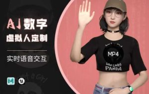 Ai数字人虚拟(智能体)实时语音交互特训营,自行定制超写实角色AI数字人交互技术-小齐资源库