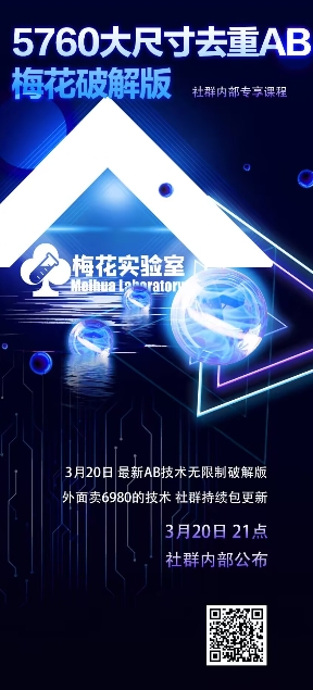 视频号连怼玩法-5760大尺寸去重AB技术-梅花实验室社群专享-小齐资源库