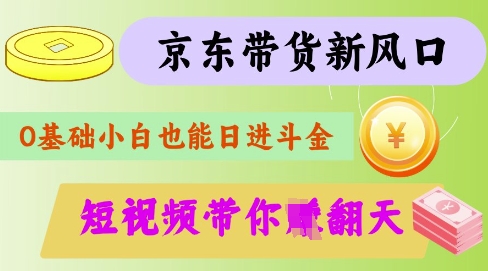 最新京东短视频带货代运营秘籍，轻松躺挣【揭秘】-小齐资源库